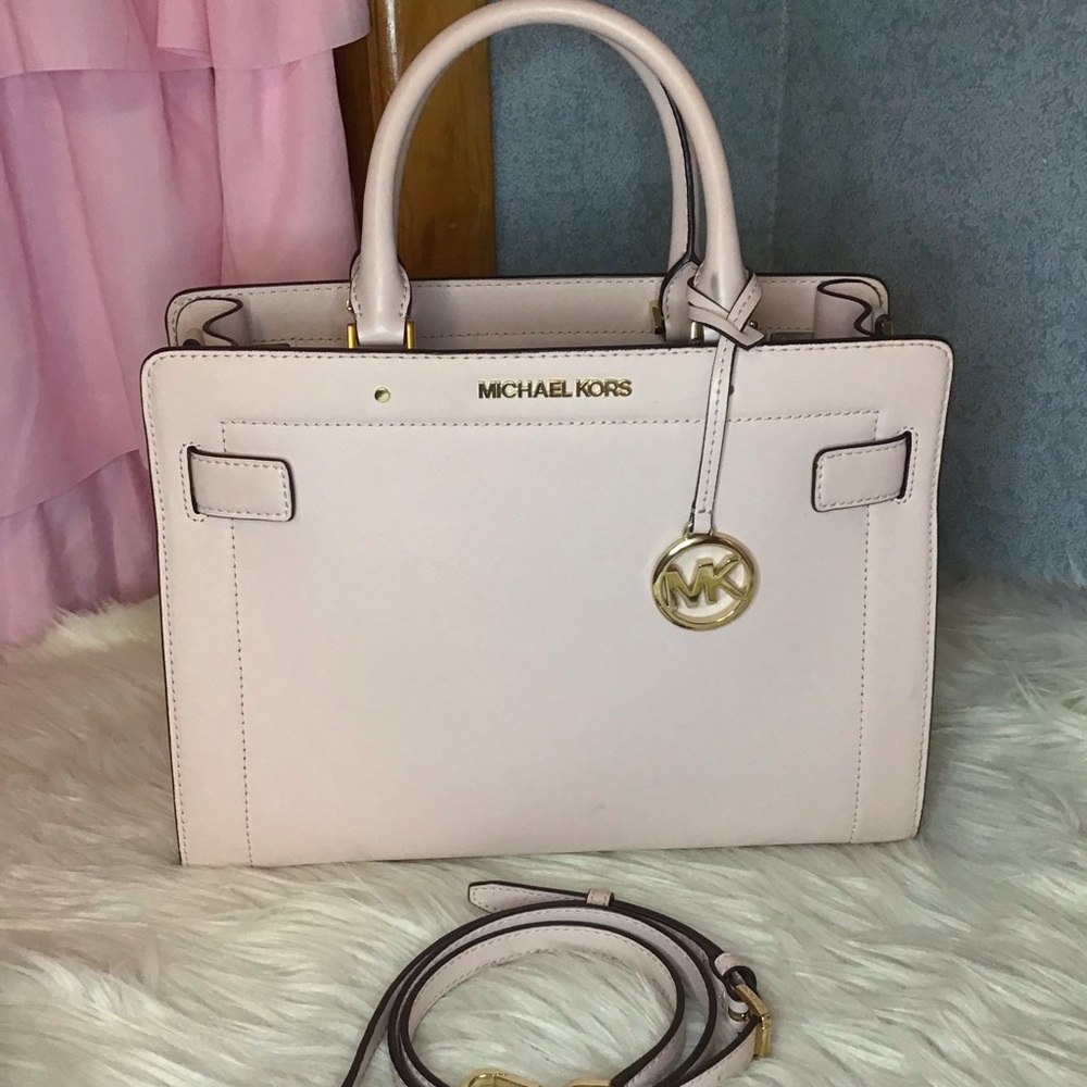 Michael kors Rayne Satchel in soft pink leather - Picture 8 of 16